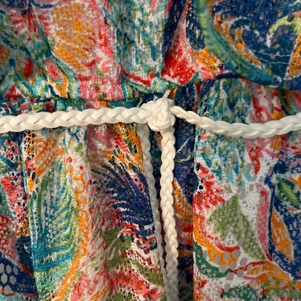Youngland tropical print high low sundress. NWT - Picture 3 of 11